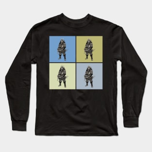 Japanese Retro Samurai Warrior Vintage Pop Art Streetwear Urban 547 Long Sleeve T-Shirt